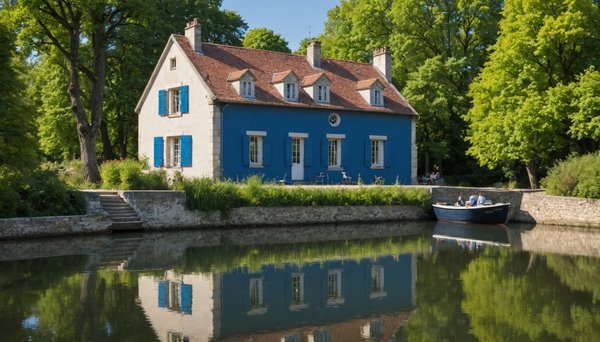 Maison vue erdre à nantes : vivre au bord de la rivière